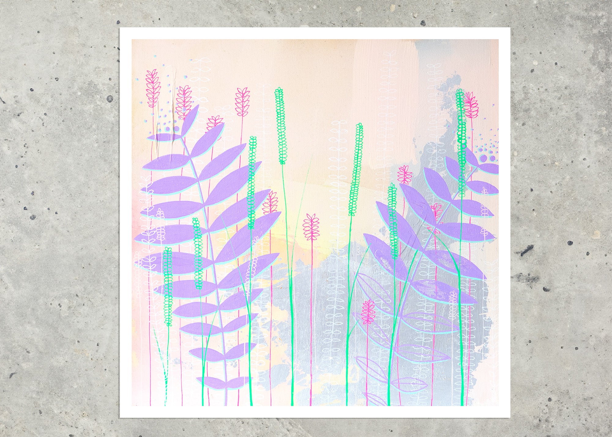 Festival Season framed print – Jo Conlon Art